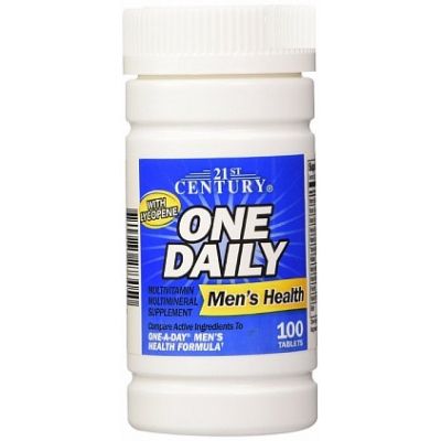Витамины 21st Century One Daily  men's 100 таблеток