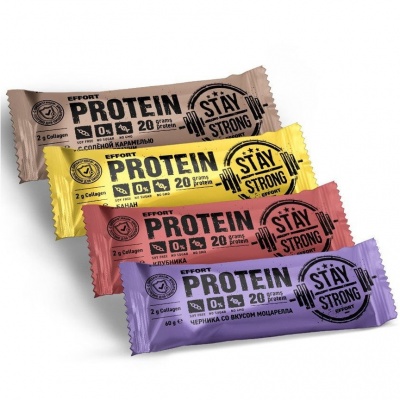Батончик протеиновый Effort protein STAY STRONG 60 г