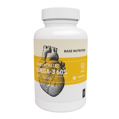 Антиоксидант Base Nutrition Omega 60%  90 капсул