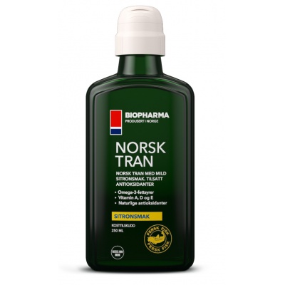 Антиоксидант Biopharma Norsk Tran Omega-3 250 мл