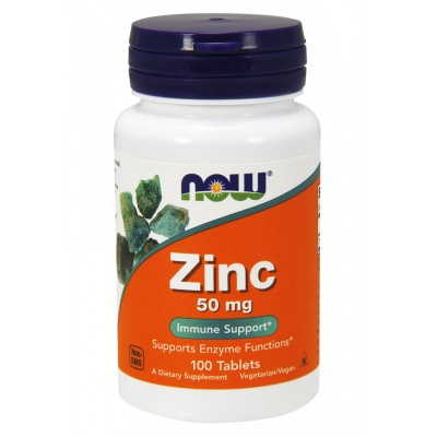 Витамины NOW Zinc Gluconate 50 мг 100 таблеток