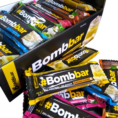 Батончик глазированный BOMBBAR 40 гр