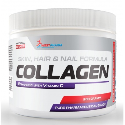 Коллаген WestPharm Collagen + Vitamin C 200 гр