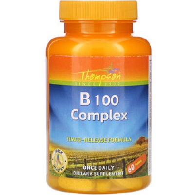 Витамины Thompson B 100 complex  60 таблеток