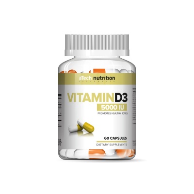 Витамины aTech Nutrition D3 5000 60 капсул