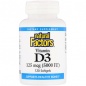 Витамины Natural Factors Витамин D3 5000 ME 125 мкг 120 капсул