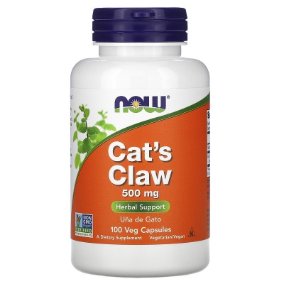 Антиаксидант NOW  Cat's Claw 500 мг 100 капсул