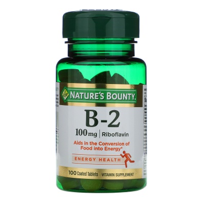 Витамины Nature`s Bounty B-2 100 мг 100 таблеток