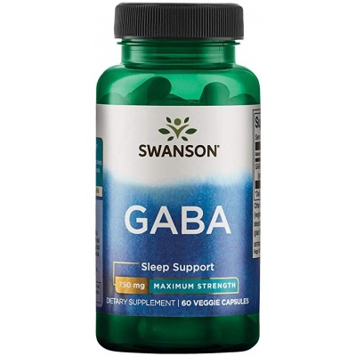 Антиоксидант Swanson Gaba High Protency 500 мг 100 капсул