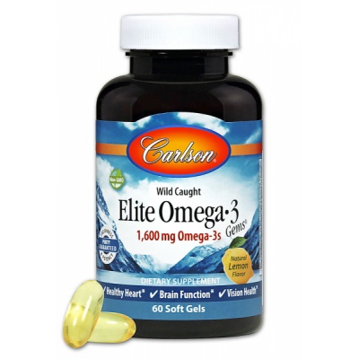 Антиоксидант Carlson Labs Omega 3 90 капсул