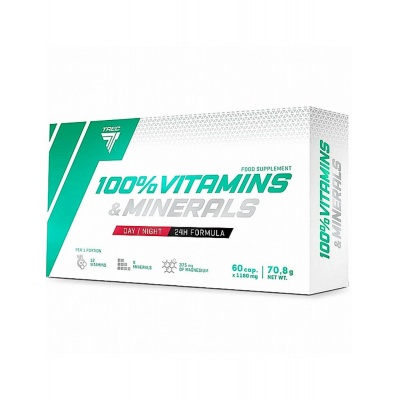 Витамины Trec Nutrition 100% Vitamins + Minerals 60 капсул