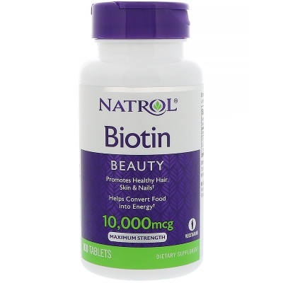 Витамины Natrol Biotin 10000 мкг 100 таблеток