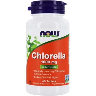 Витамины NOW CHLORELLA 1000 мг 60 таблеток
