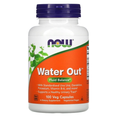 Специальный препарат NOW Water Out 100 капсул