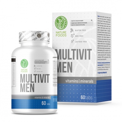 Витамины Nature Foods Multi Men 60 таблеток