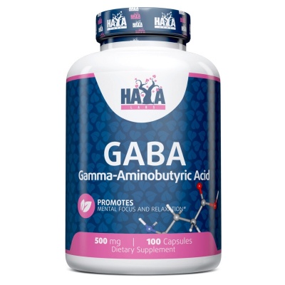 Аминокислота Haya Labs GABA 500 мг 100 капсул
