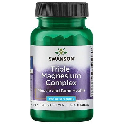 Витамины Swanson Triple Magnesium Complex 30 капсул