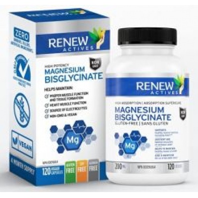 Витамины Renew Actives Magnesium Bisglycinate 120 капсул