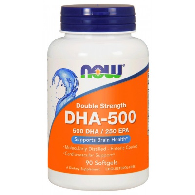 Антиоксидант NOW DHA 500 мг 90 капсул