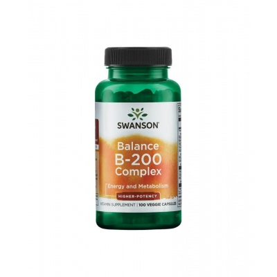 Витамины Swanson Balance B-200 Complex 100 капсул