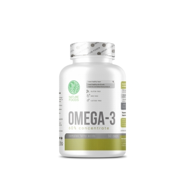 Антиоксидант Nature Foods Omega 3 60% 90 капсул