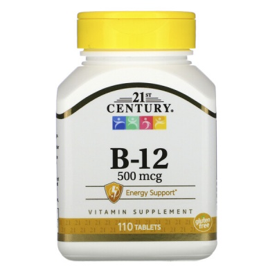 Витамины 21st century B-12 110 таблеток