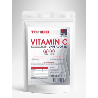 Витамины TOP100 Vitamin C 200 гр