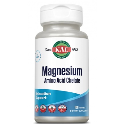 Витамины KAL Magnesium Chelated 220 мг 100 таблеток