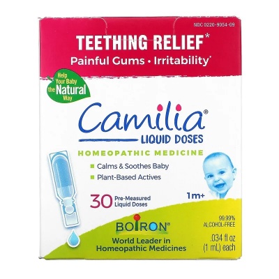 Специальный препарат Boiron Camillia для снятия боли зубов 30 жидких доз