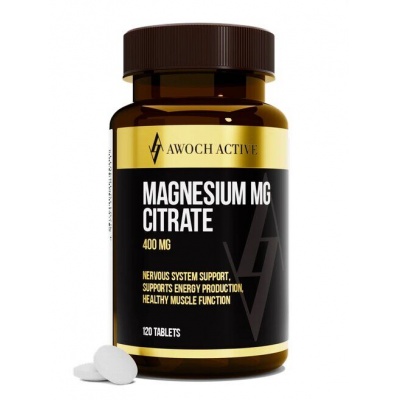 Витамины AWOCHACTIVE Magnesium Citrate 400 мг 120 таблеток