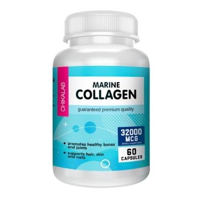 Коллаген CHIKALAB Marine Collagen beauty 60 капсул