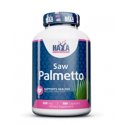 Антиоксидант Haya Labs Saw Palmetto 550 мг 100 капсул