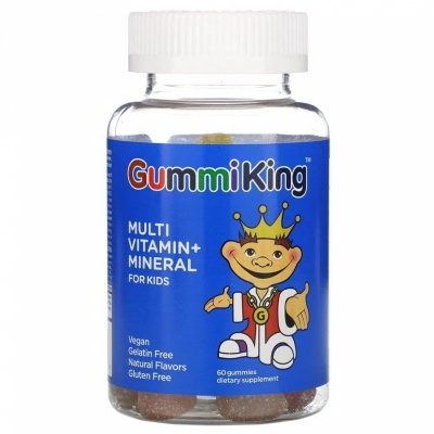 Витамины GummiKing мультивитамин Kids 60 жевательных таблеток