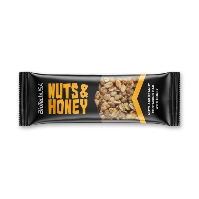 Батончик BioTech Nutsand Honey 35 гр