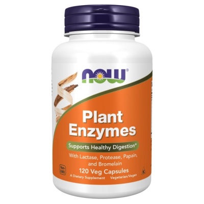 Антиоксидант NOW Papaya Enzymes 120 капсул