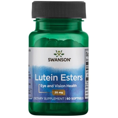 Витамины Swanson Lutein Esters 20 мг 60 капсул