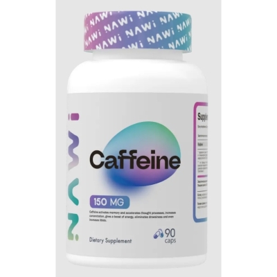 Энергетик NAWI Caffeine 150 мг 90 капсул