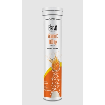 Витамины Orzax Efervit Vitamin C 1000 мг 20 шипучих таблеток