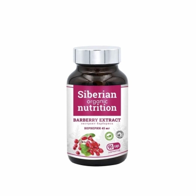 Специальный препарат Siberian Organic Nutrition Barberry Extract 90 капсул