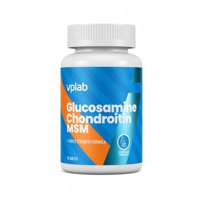 Средство для суставов VP Laboratory Glukosamine Chondroitin 90 таблеток